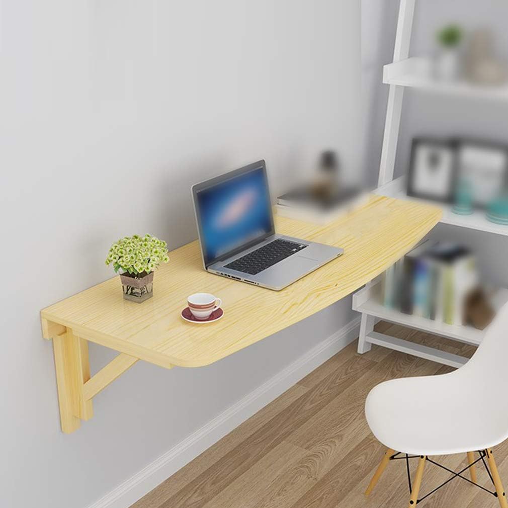 Mesa plegable de madera de pino maciza para niños, multifunción, mesa flotante para comedor, banco de trabajo, diseño de arco, con accesorios, color
