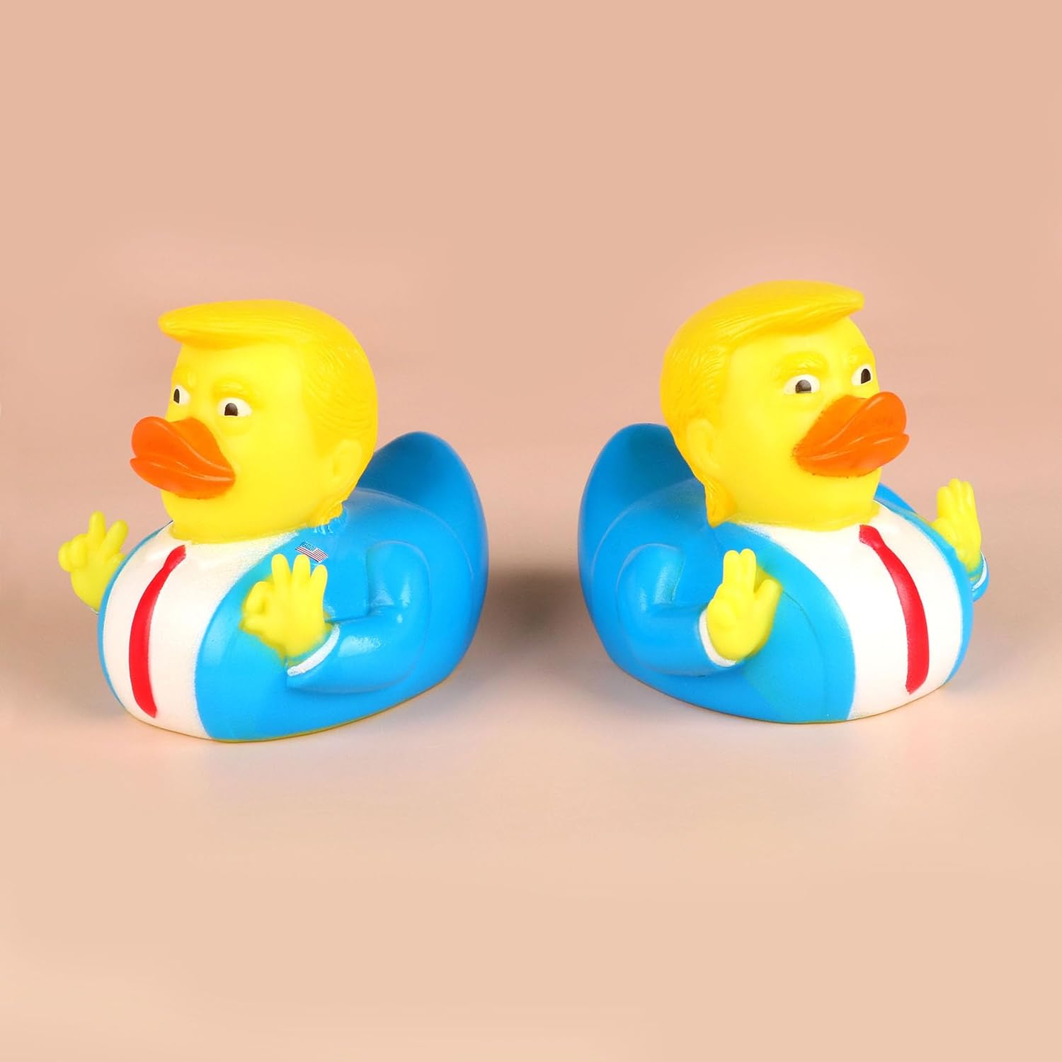Trump – Pato de goma para bebés, juguetes de baño para Jeeps, patos de goma, divertido juguete de pato para niños, regalo para jeep, patos, regalos