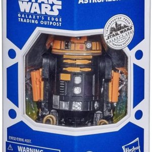 STAR WARS Galaxy’s Edge Trading Outpost Depot Astromech Droide Negro y Naranja STAR WARS Galaxy’s Edge Trading Outpost Depot Astromech Droide Negro y Naranja