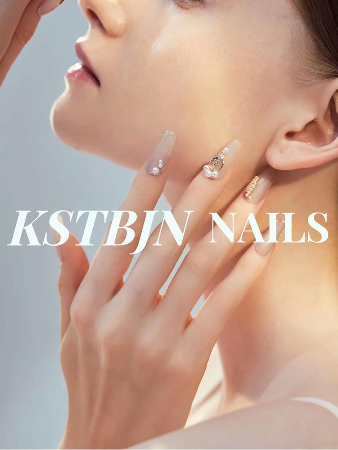24 uñas postizas cortas a presión para otoño, uñas postizas cuadradas degradadas con diseños de diamantes de imitación, uñas adhesivas de flores de