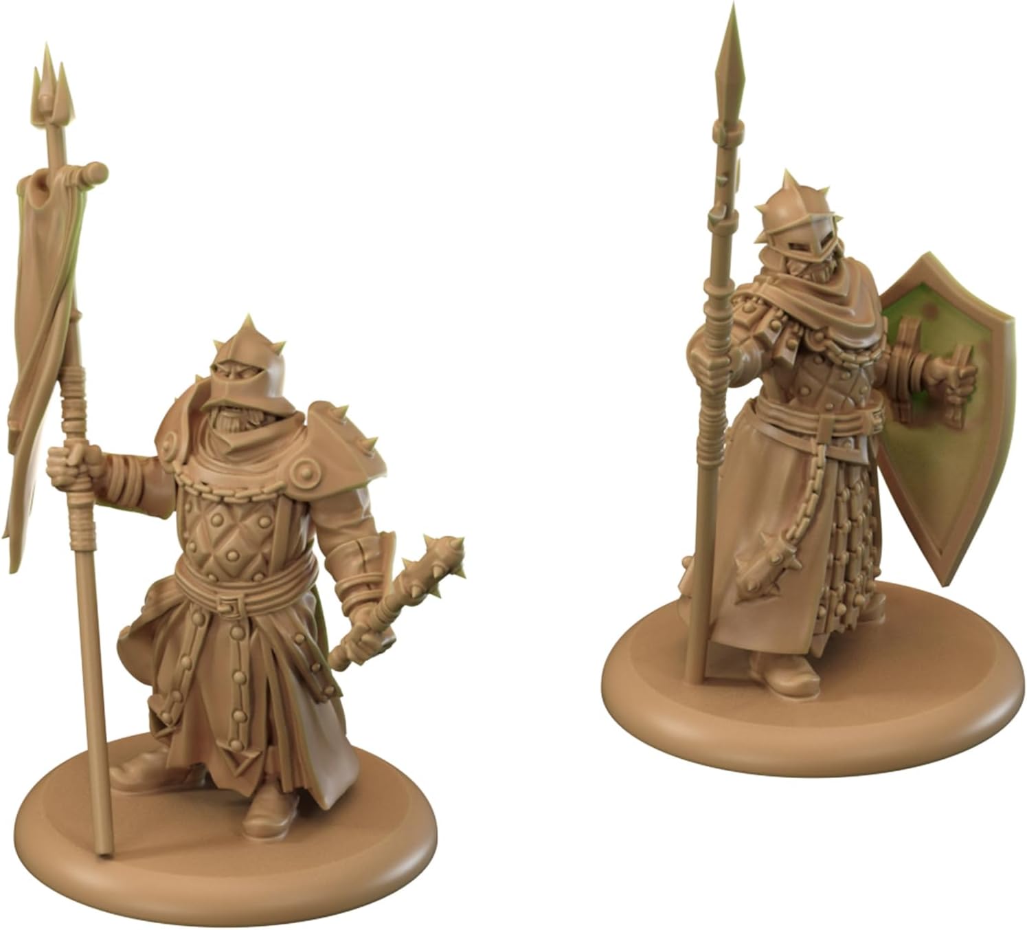 CMON Una canción de hielo y fuego juego de miniaturas de mesa Dreadfort Spearmen caja de unidad  Lealtad forjada en el norte frígido, juego de