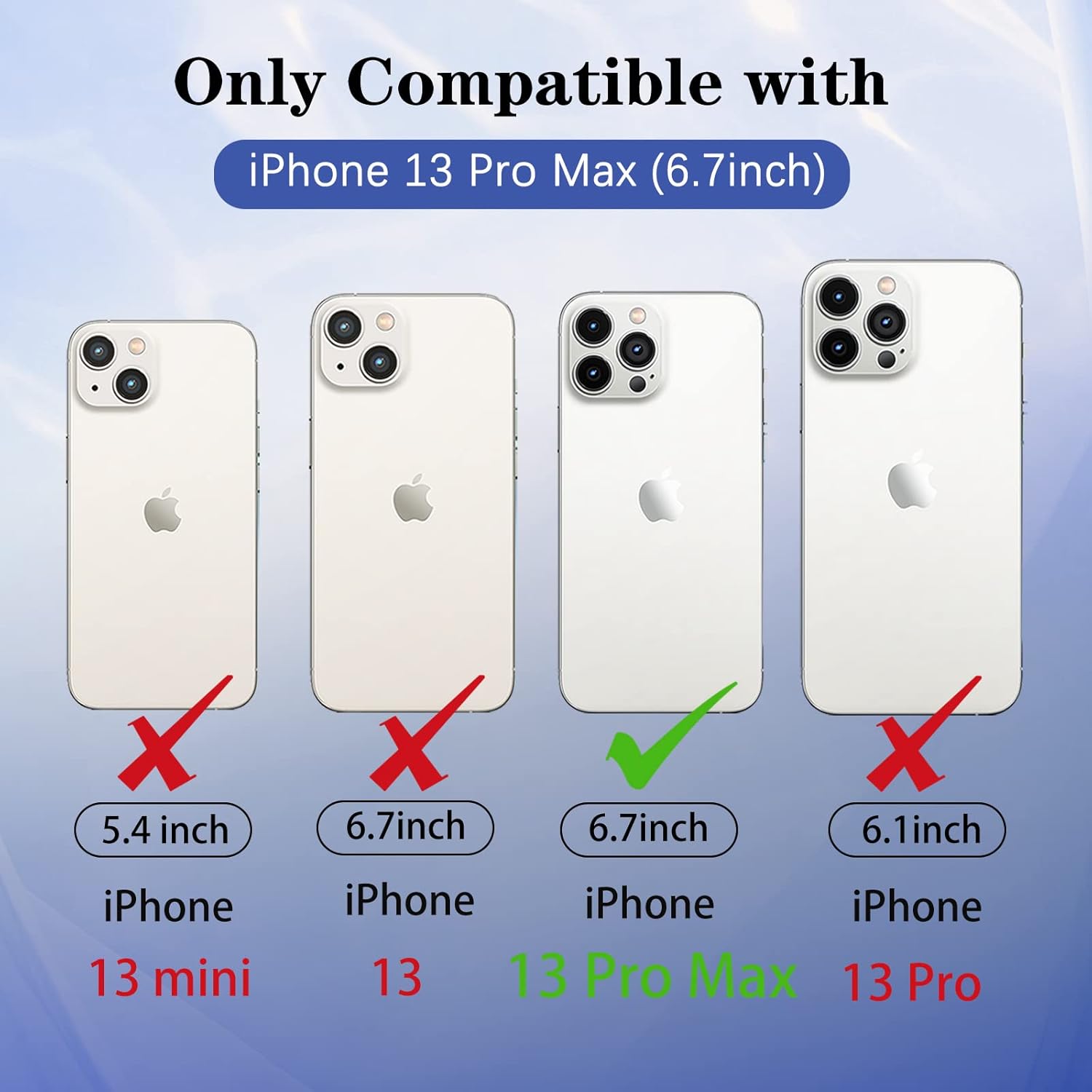 Oqplog Funda resistente para iPhone 13 Pro Max de 6.7 pulgadas para niñas, niños, mujeres, niños, linda funda dura de triple capa de dibujos