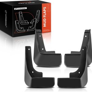 A-Premium Juego de 4 unidades de guardabarros con kits de herramientas compatibles con Buick Lacrosse 2017 2018 2019, delantero y trasero (lado del A-Premium Juego de 4 unidades de guardabarros con kits de herramientas compatibles con Buick Lacrosse 2017 2018 2019, delantero y trasero (lado del