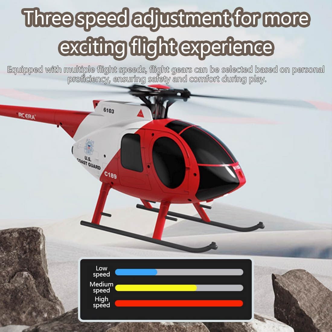 Aetheria Helicóptero de control remoto MD500, 2.4G 4CH de un solo rotor Little Bird modelo de avión RC regalo para adultos y niños con giroscopio de