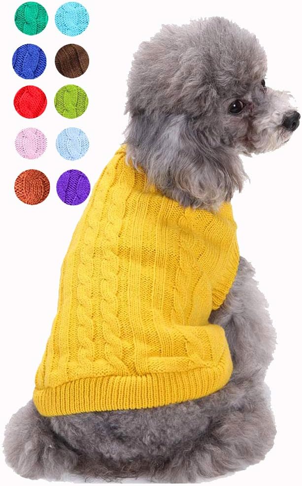 Suéter cálido para mascotas, gatos, cachorros y perros grandes, medianos o pequeños, para machos y hembras