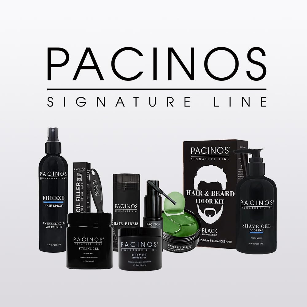 Pacinos DRYFI Pasta mate sin brillo, producto para el cabello de hombre de sujeción media a firme, ligero, ideal para todo tipo de cabello, crea