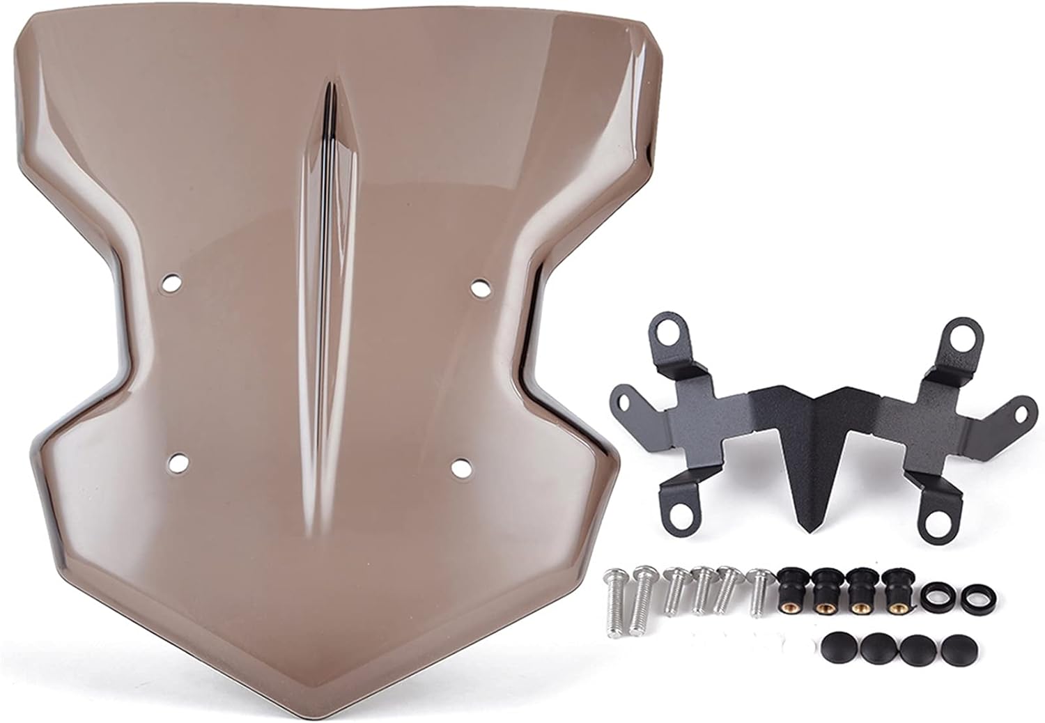 Motorcycle Windshield Compatible with MT03 MT25 2020-2021 Windshield Motorcycle Windscreen Visor Viser Wind Deflector with Bracket MT 0325 MT03