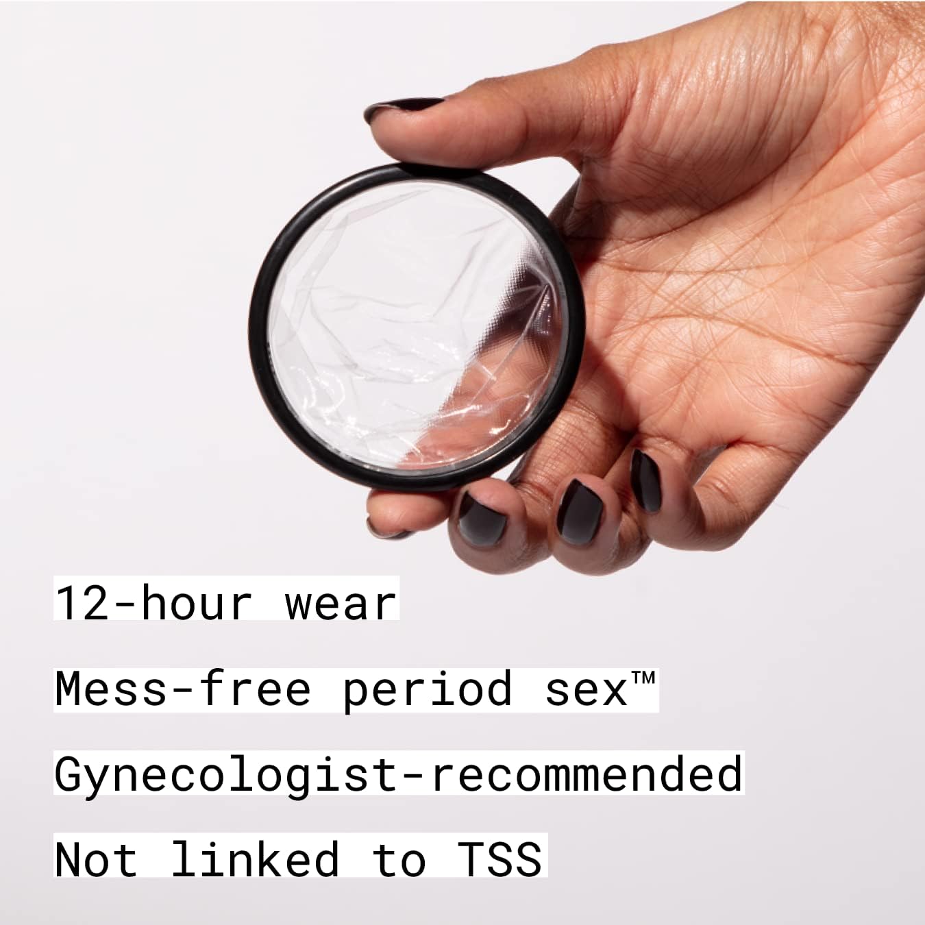 Flex Discos menstruales  Discos desechables para el período  Reduce los calambres y la sequedad  Alternativa de tampón apta para principiantes