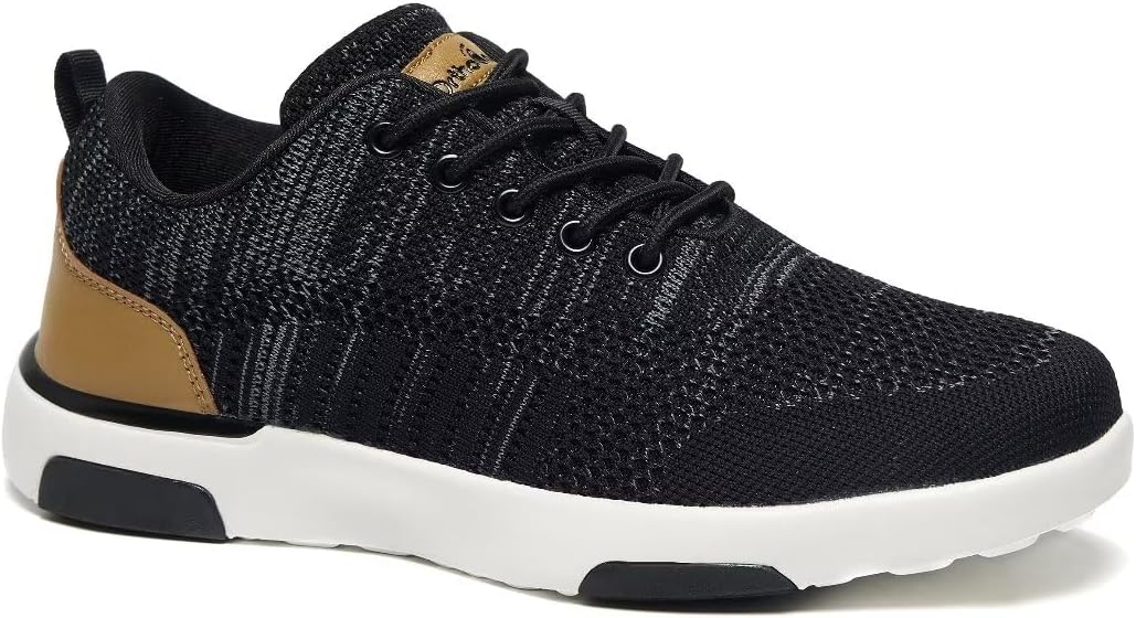 OrthoComfoot Zapatos deportivos ortopédicos ultraligeros para mujer, con soporte de arco con cordones para alivio de la fascitis plantar, tenis