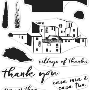 Hero Arts CM349 Color Layering Village Hero Arts CM349 Color Layering Village