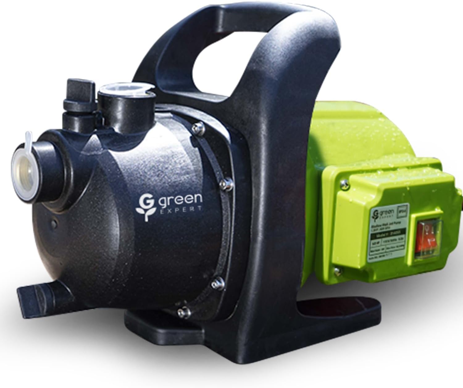 Green Expert – Kits de bomba de pozo poco profundo de 1 HP sistema de riego doméstico, incluye bomba de agua, manguera de entrada de 13 pies,