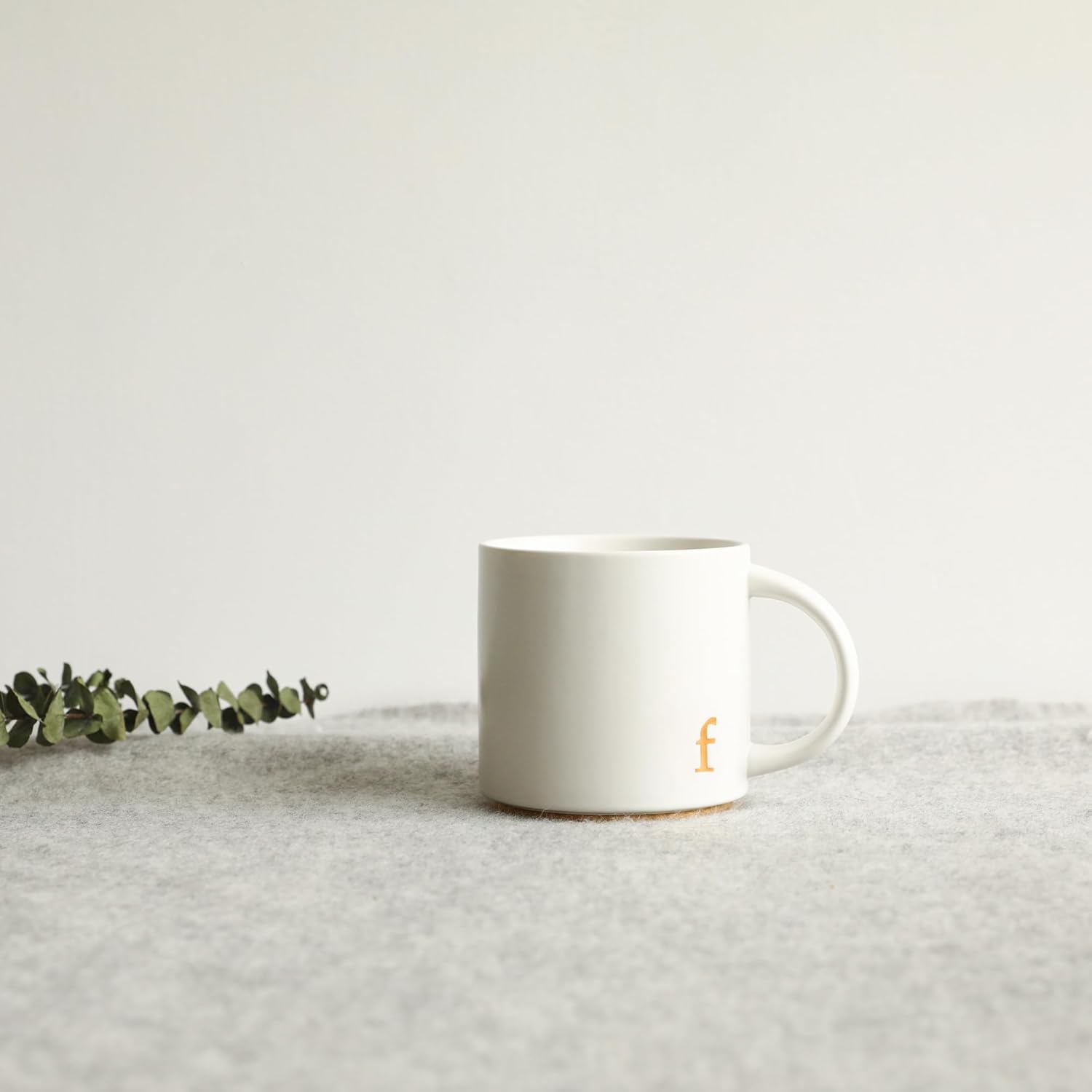 COLLECTIVE HOME – Tazas de cerámica con monograma, tazas de café con inicial dorada de 15 onzas, elegantes tazas de té del alfabeto, elegante taza