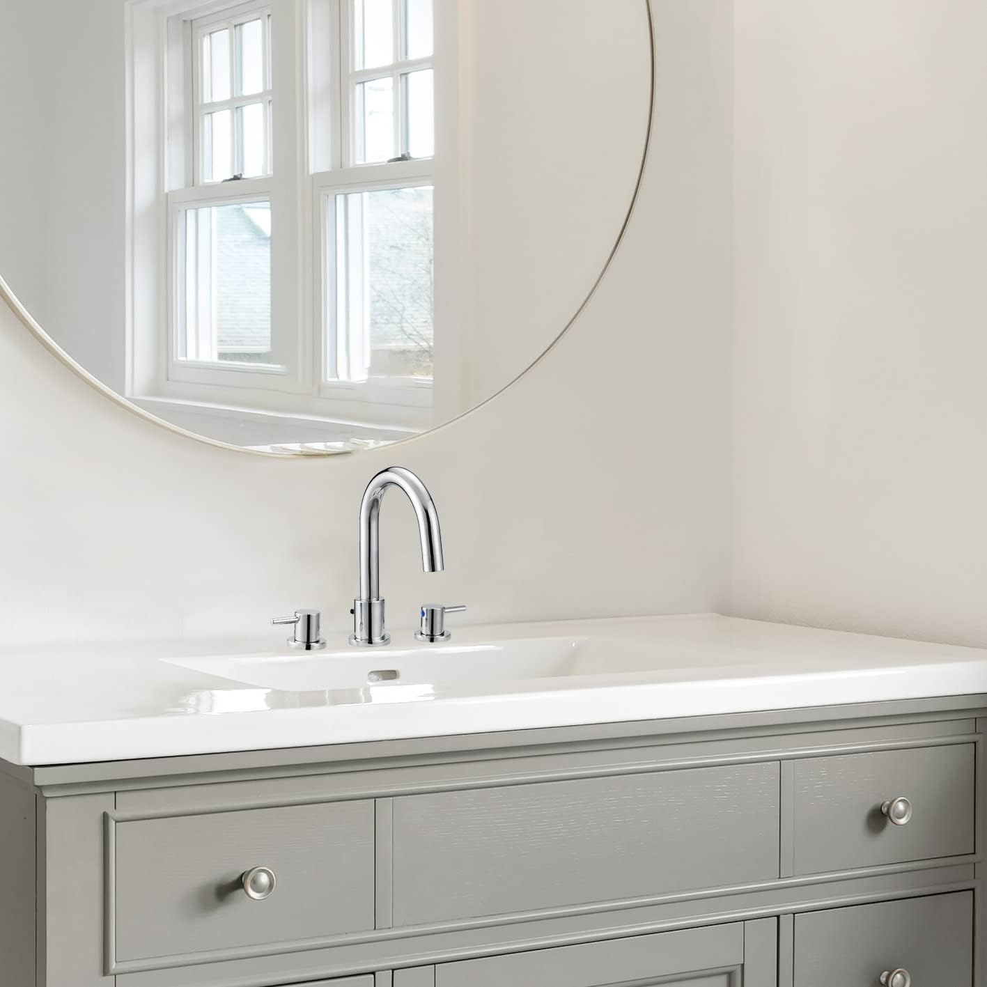 Design House 593970 Eastport II Cuarto de baño, cromo pulido, grifo generalizado