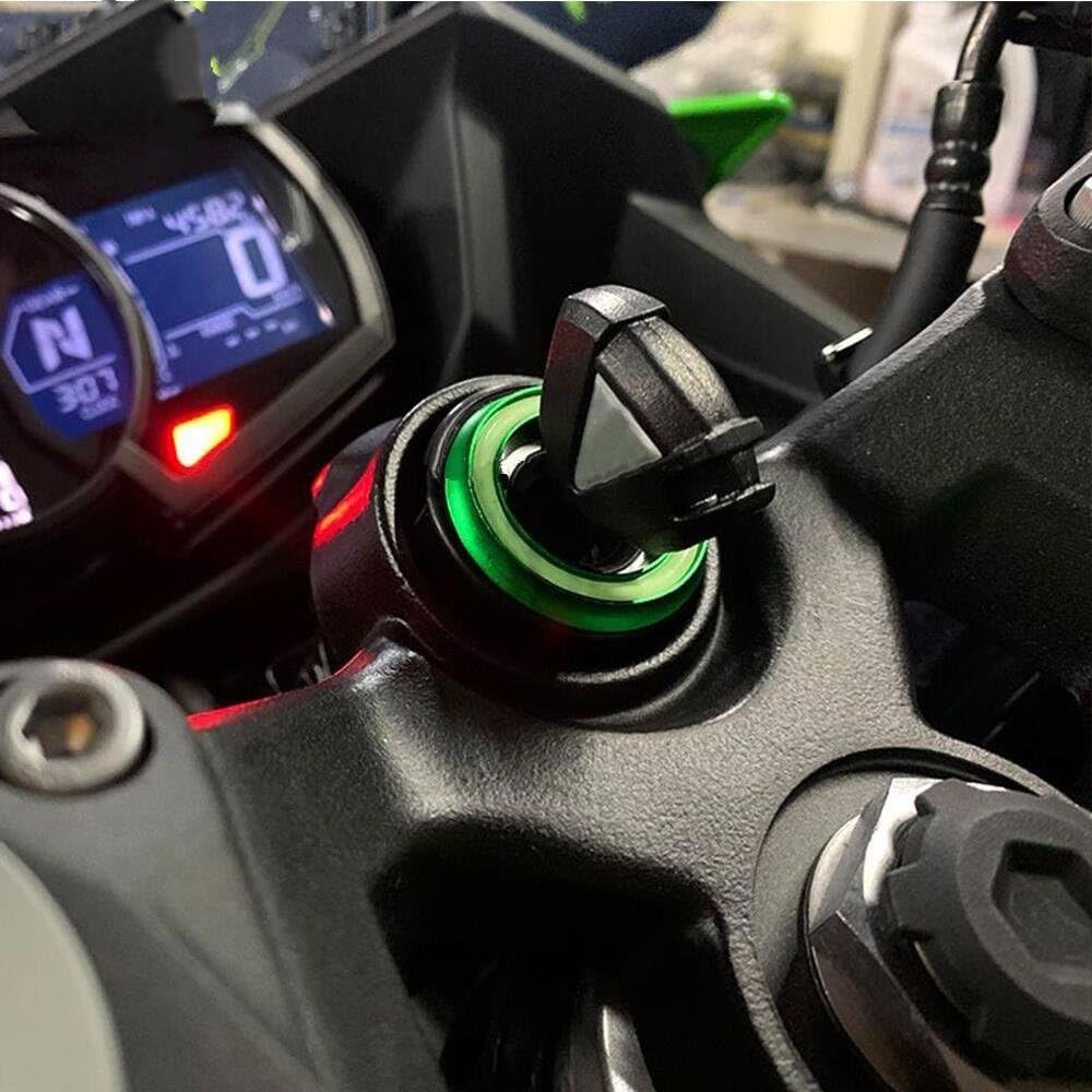 Motorcycle Case Ignition Switch Keys Cover Protection for Kawasaki H2R 2015 2016 2017 2018 2019 2020 2021 2022 2023
