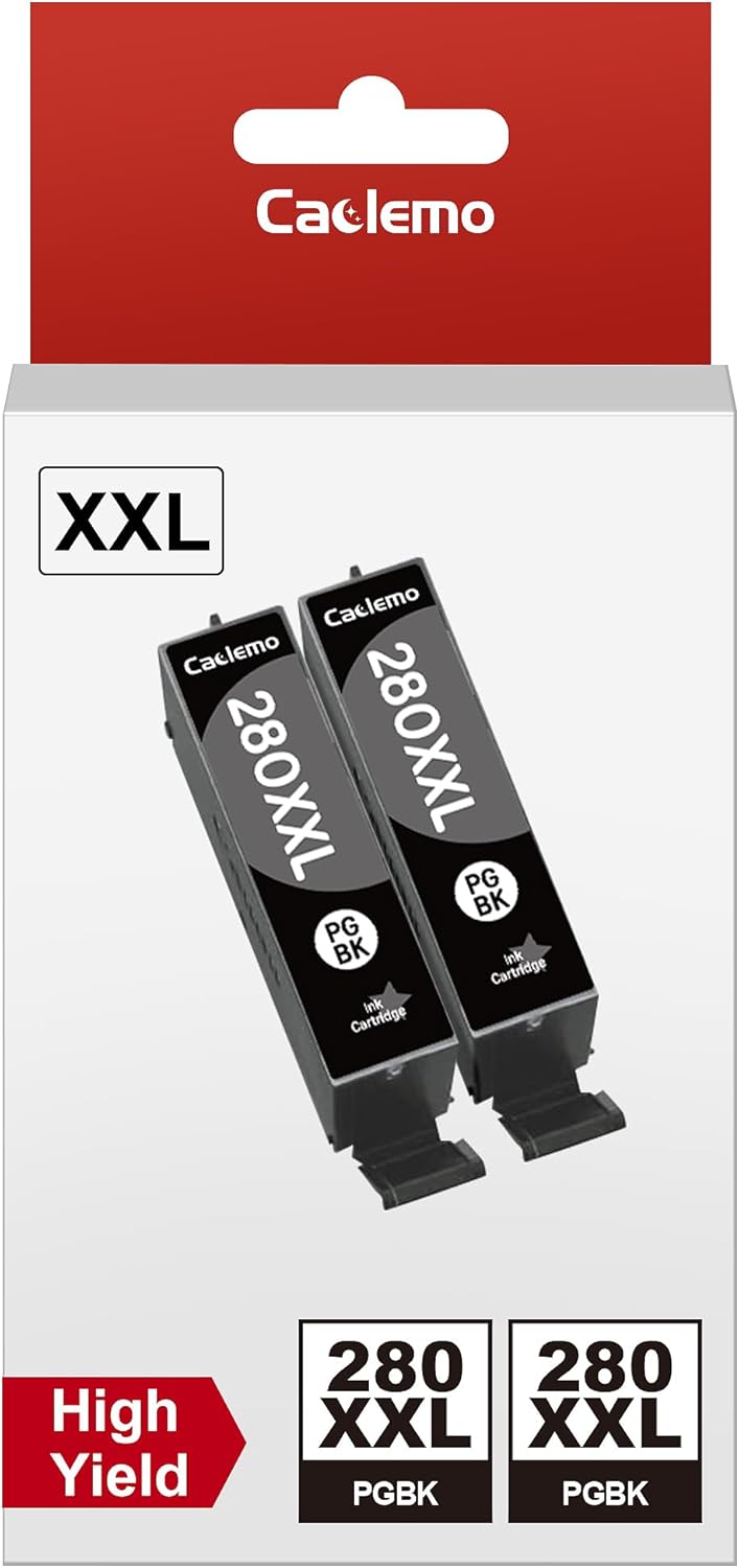 PGI-280XXL Compatible con cartuchos de tinta Canon 280 y 281, funciona para cartuchos de tinta Canon TR8520, funciona para Pixma TR8620 TR8620A
