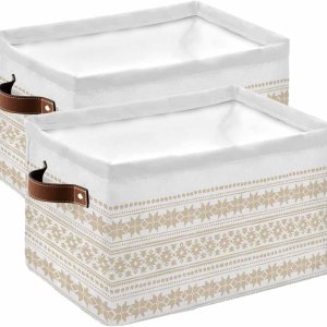 Cesta de almacenamiento bohemia beige para organizar estantes, cajas de almacenamiento plegables con asa, cesta de lona de arte abstracto geométrico Cesta de almacenamiento bohemia beige para organizar estantes, cajas de almacenamiento plegables con asa, cesta de lona de arte abstracto geométrico