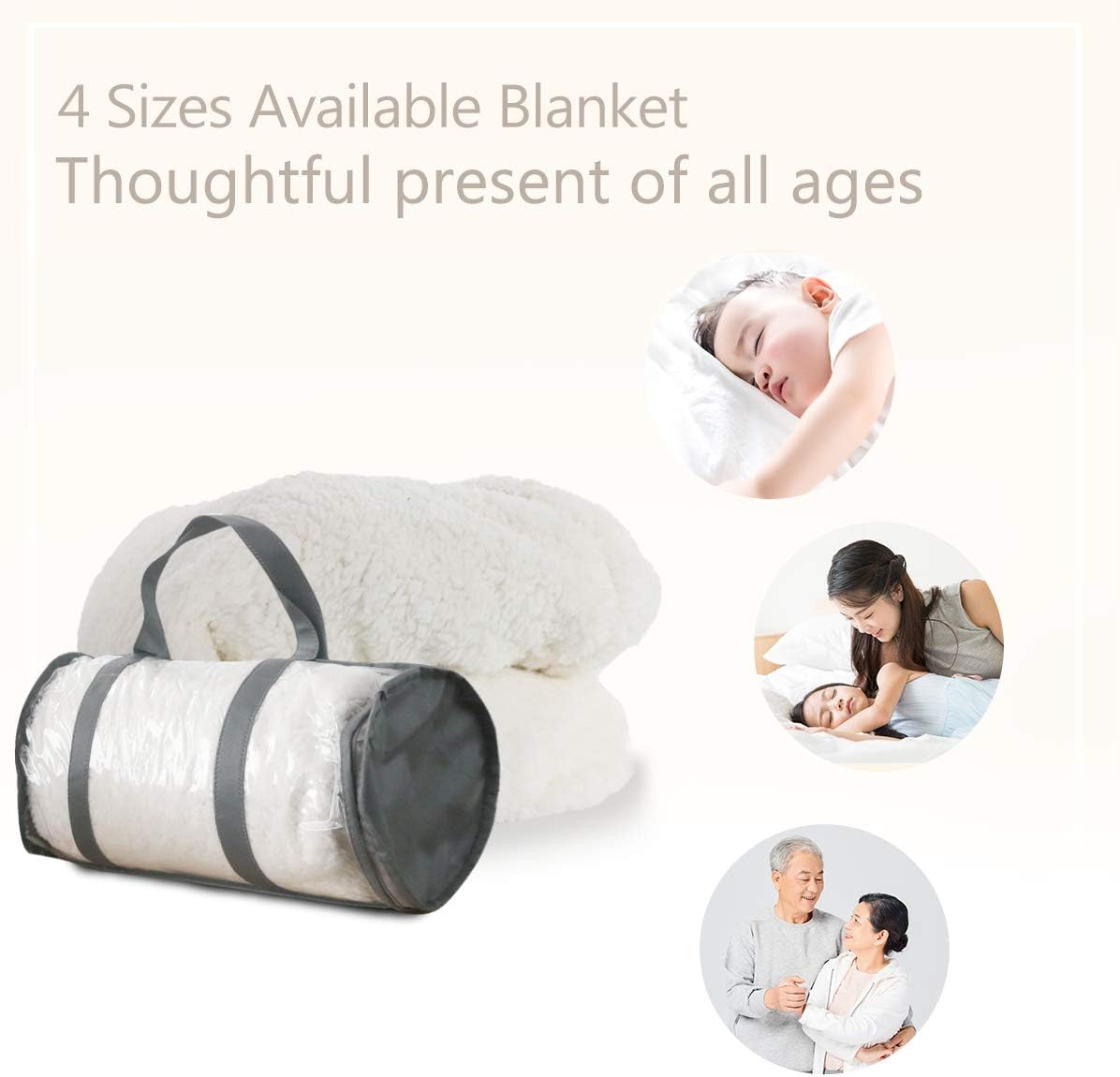 Sleepwish Manta de forro polar Sherpa con patrón de cuadrícula de ajedrez, súper cálida y ligera, para cama, sofá, blanco y negro, tamaño Queen (90