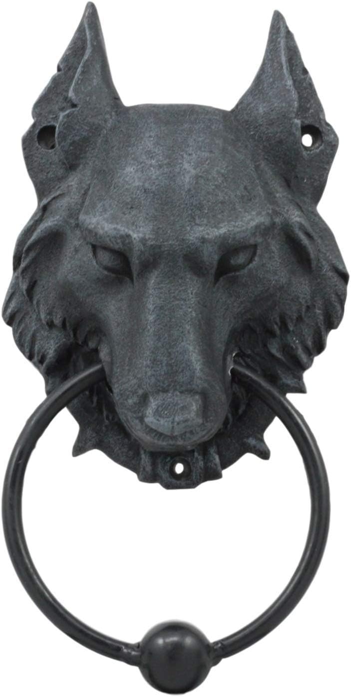 Pacific Giftware Estatua de gárgola de lobo malvado de 8.5 pulgadas