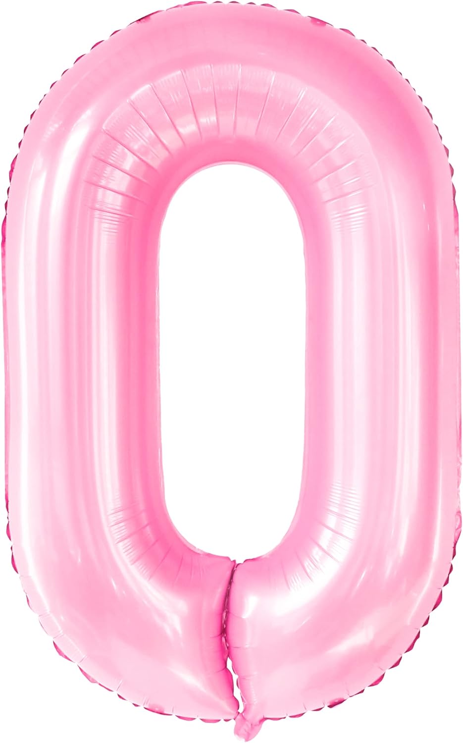 KatchOn, Globo de color rosa claro de 40 pulgadas – Globos rosa claro  Globo cero, decoraciones de fiesta rosa claro  Decoraciones de cumpleaños