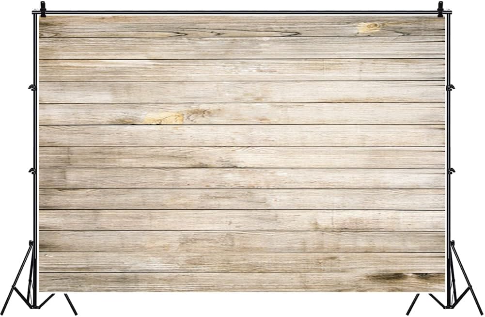 Laeacco Tablero de madera de vinilo de 12 x 8 pies, fondo de fotografía de textura vintage, accesorios de fotos, retratos de estudio, disparar,
