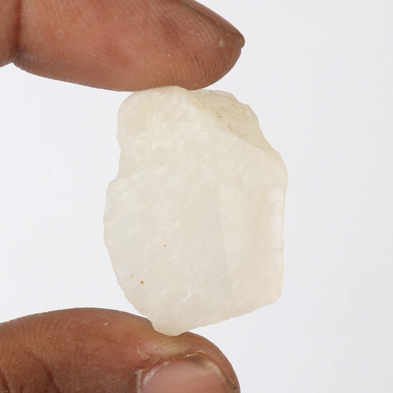 GEMHUB 41.70 ct Cristal curativo de piedra lunar arcoíris caído, curación metafísica, piedra de chakra para Relki, Gema, piedra lunar de Sri Lanka