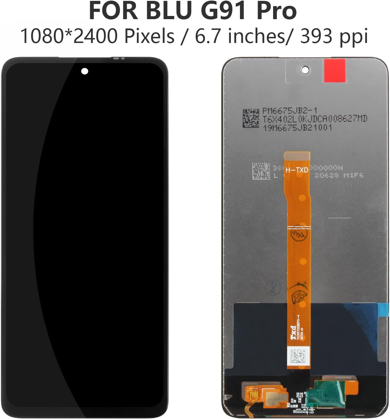Para BLU G91 Pro Reemplazo de pantalla 6.7 pulgadas para BLU G91 Pro 2022 G0530WW Pantalla LCD Digitalizador Asamblea de pantalla táctil Kit