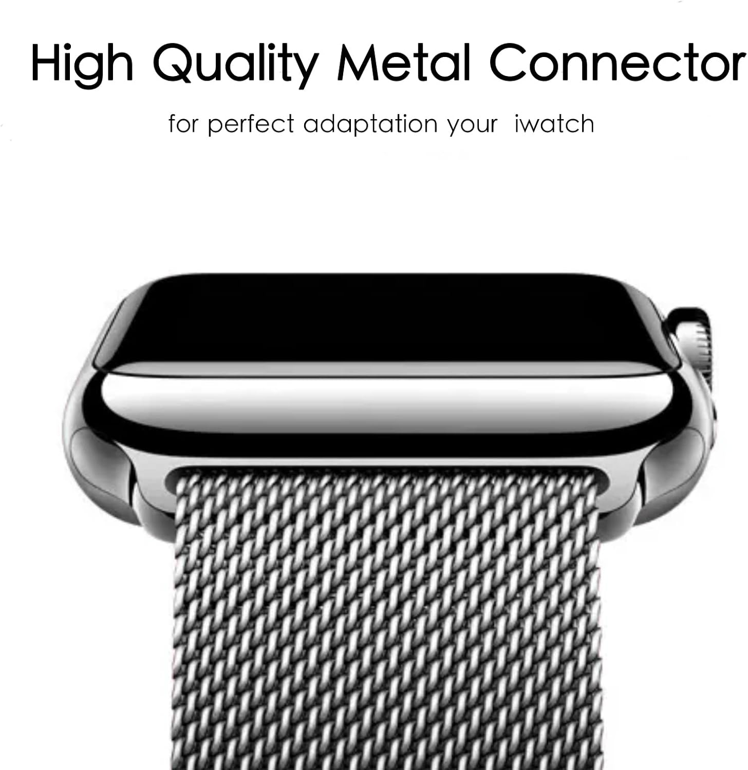starzeniYi Compatible with Apple Watch Band, Milanese Loop for Apple Watch Band 38mm 40mm 41mm 42mm 44mm 45mm 49mm, Compatible Apple Watch Series 9,