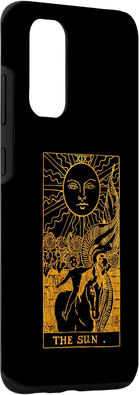 Galaxy S20 The SUN Gold Tarot – Funda para cartas