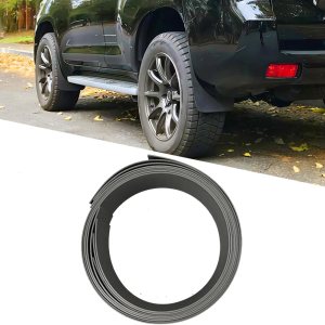 Rueda de coche ceja arco borde borde tira guardabarros protector universal ceja rueda protector de cejas Fender Flare Edge Trim 4pcs Rueda de coche ceja arco borde borde tira guardabarros protector universal ceja rueda protector de cejas Fender Flare Edge Trim 4pcs