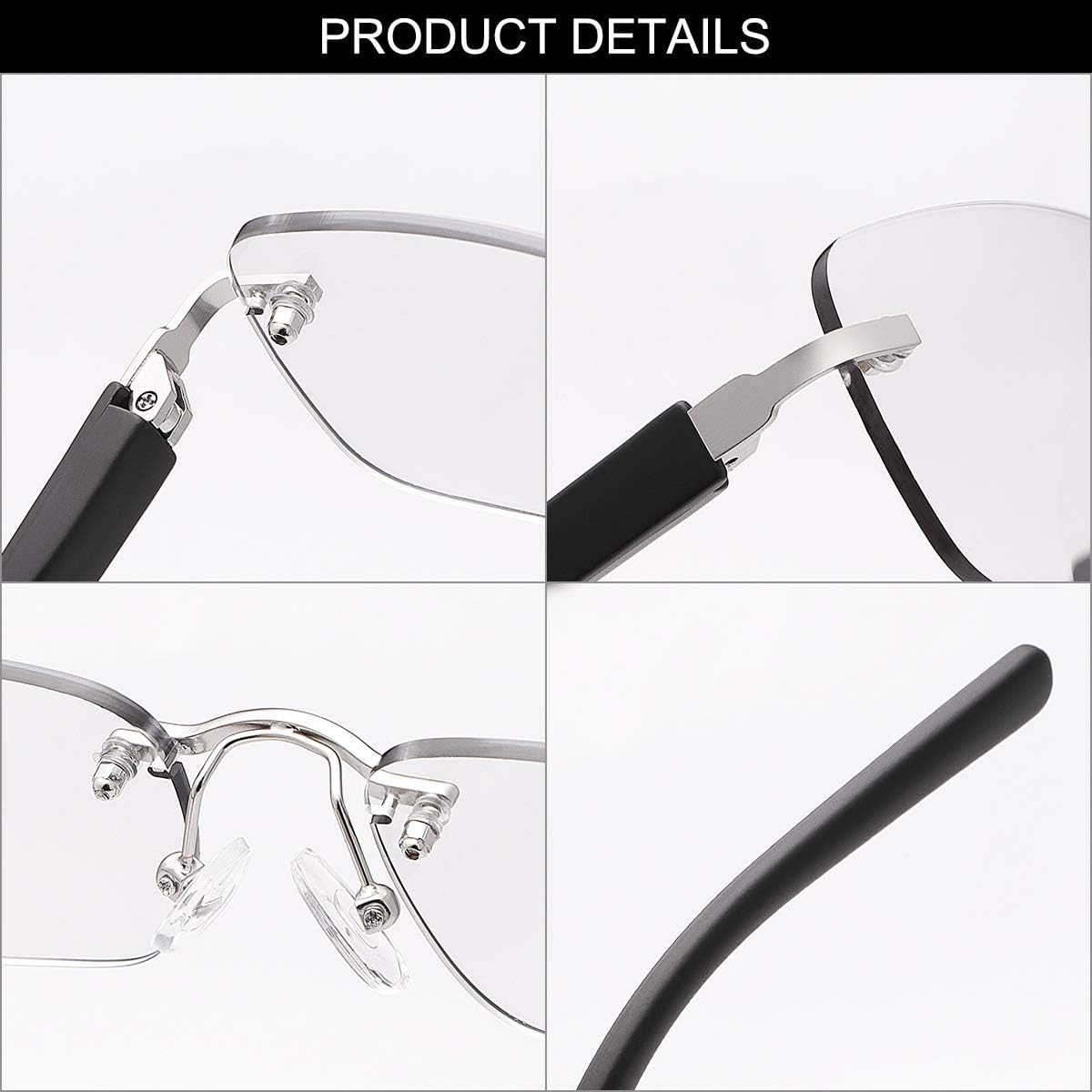 YIMI Lentes de lectura bifocales fotocromáticos, bisagra de resorte, protección UV, lectores solares, antifatiga ocular, para hombres y mujeres