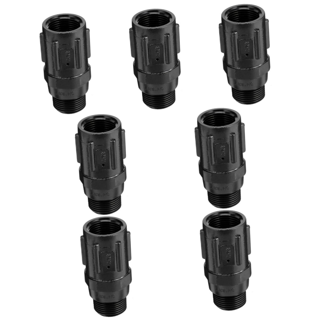 Yardwe 7 unids Roscado Interfaz de viaje Cosas rociador boquilla grifo adaptador regulador para sistema de riego Sistema de riego Regulador de