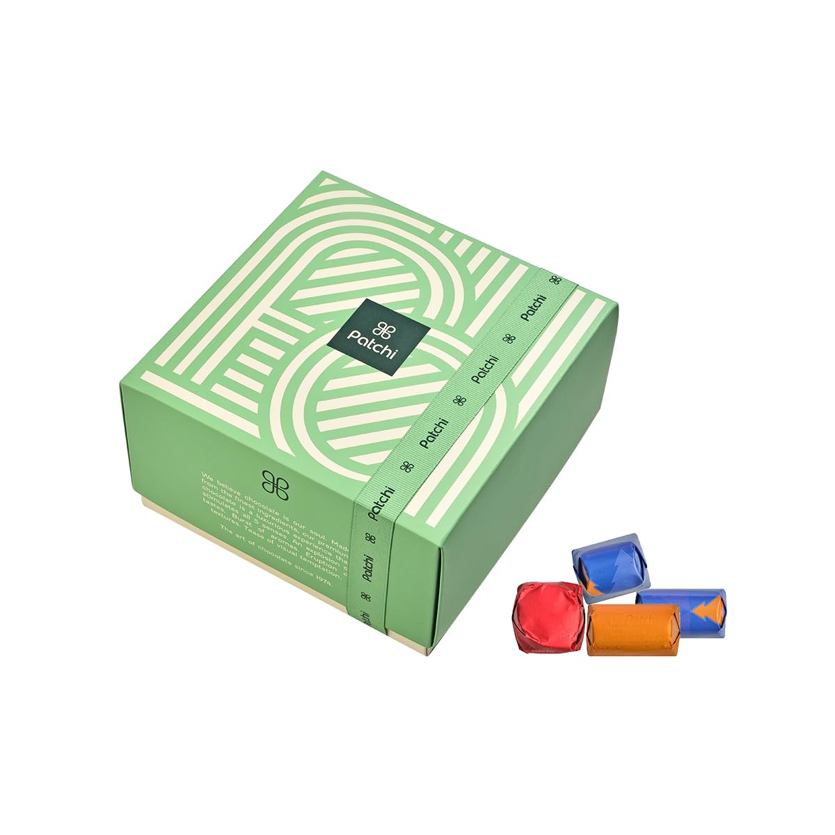 Patchi Ballotin Caja de regalo de chocolate con leche (1 libra), paquete de 1, ideal para regalos navideños, trufas exclusivas, caja de chocolates