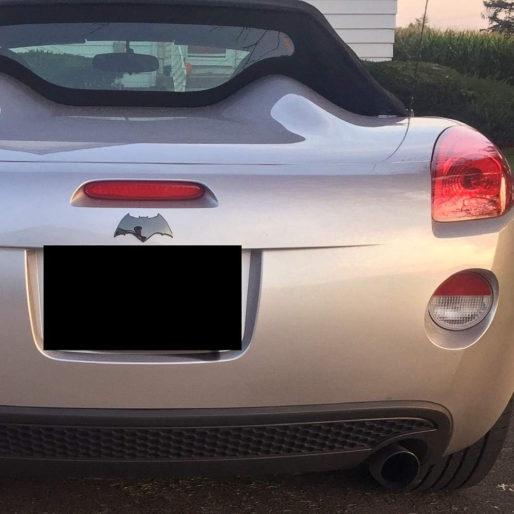Fan Emblems Insignia del coche de Batman 3D (BvS Batman – Negro Cromo)