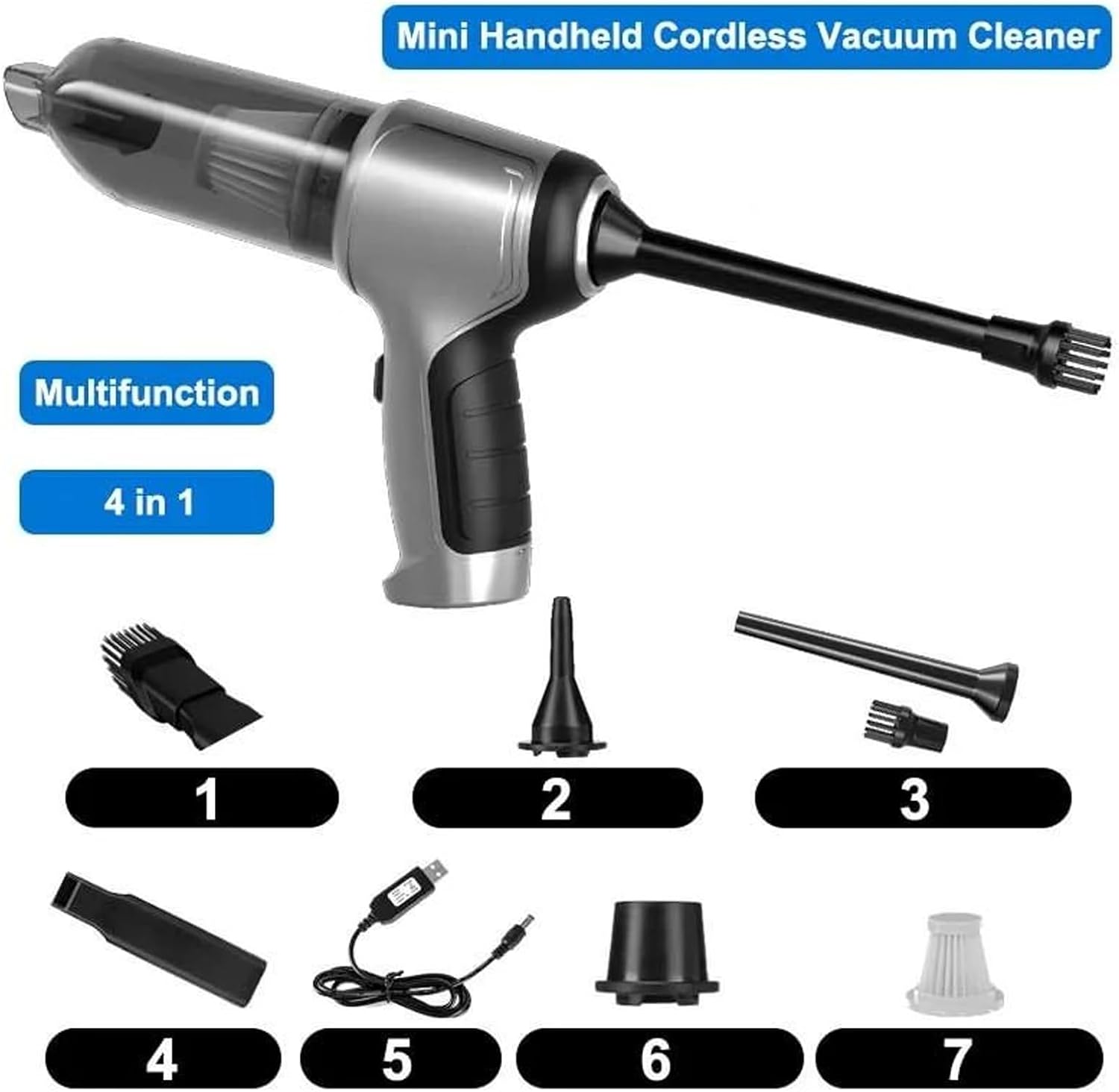 Liyepro – Aspiradora inteligente inalámbrica 3 en 1, aspiradora Ez Vac Pro, Ez Vac Pro, aspiradora de mano Ezvac Pro, aspiradora Powercleany,
