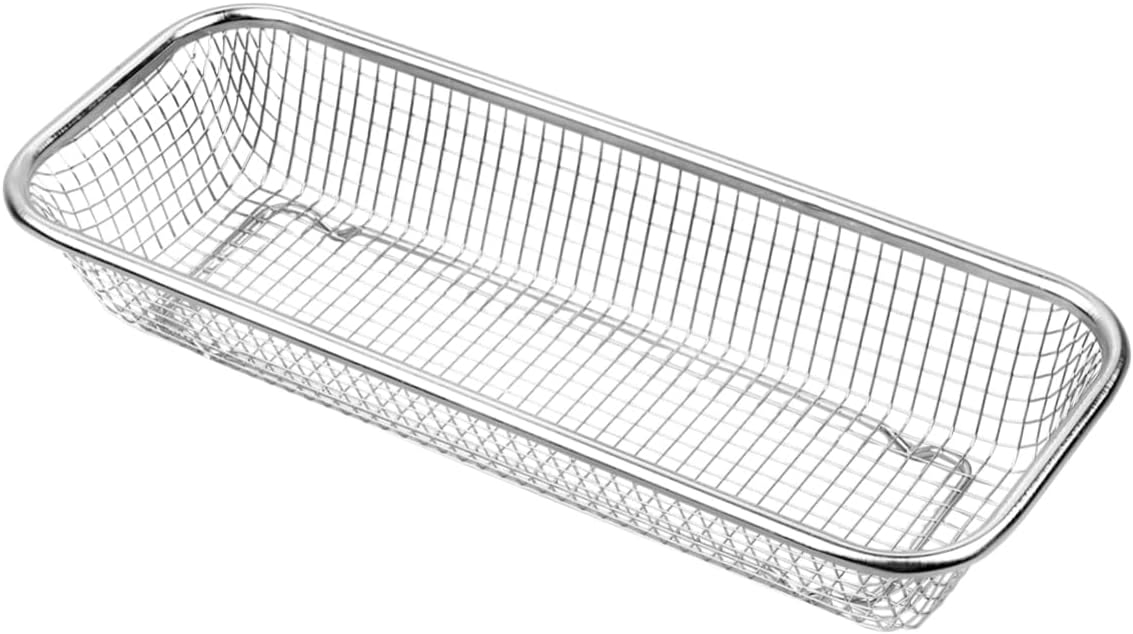 1 colador de malla de metal cesta de lavandería cesta de lavandería de metal cesta de frutas cesta de drenaje fregadero colador colador cesta de