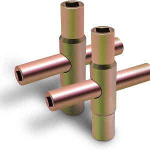 Llave de agua Sillcock de 4 vías, llave de acero para uso general de agua, llave de medidor de gas, llave de grifo de 14 pulgadas, 932 pulgadas, 516 Llave de agua Sillcock de 4 vías, llave de acero para uso general de agua, llave de medidor de gas, llave de grifo de 14 pulgadas, 932 pulgadas, 516