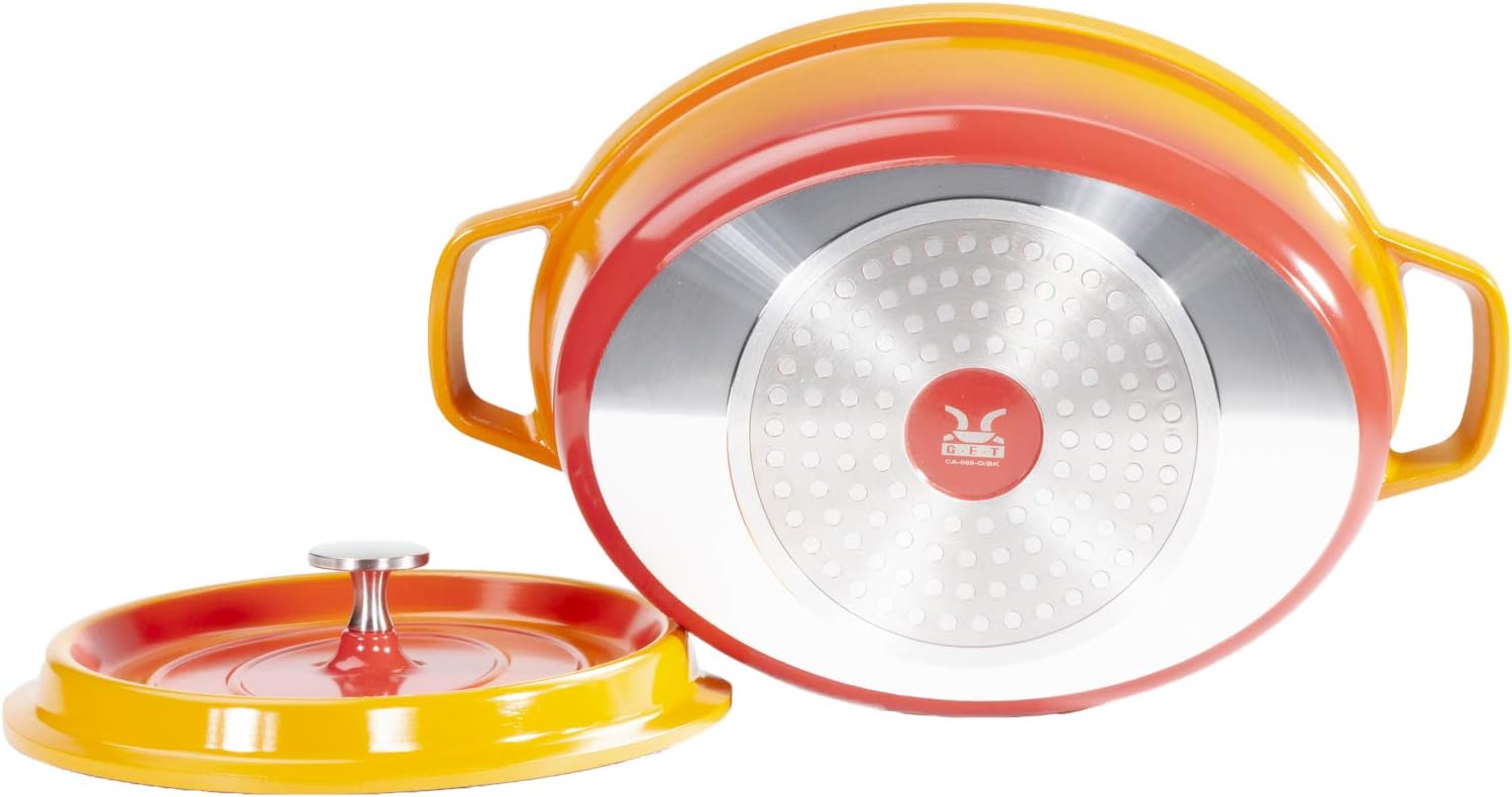Heiss – Horno holandés ligero de aluminio fundido