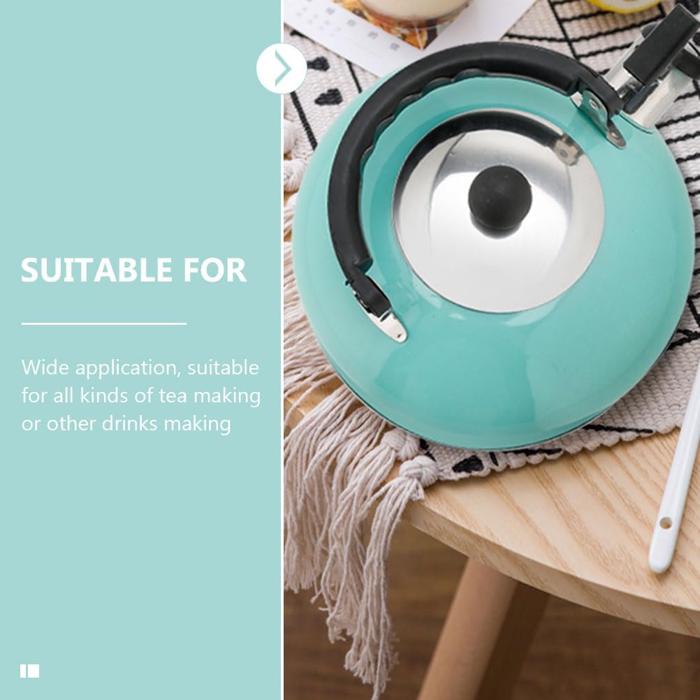 USHOBE Chirping Kettle – Jarra de agua de acero inoxidable, tetera vintage, estufa de cocina, tetera silbante, práctica tetera silbante, hervidor de
