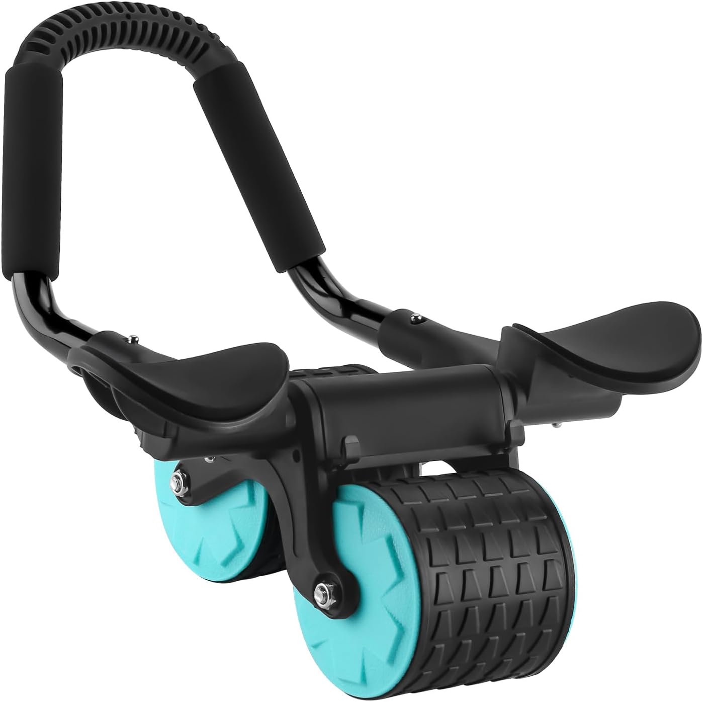 Rueda abdominal de rebote automático con soporte para codo,Rodillo abdominal para máquina de ejercicio abdominal,Equipo de entrenamiento de