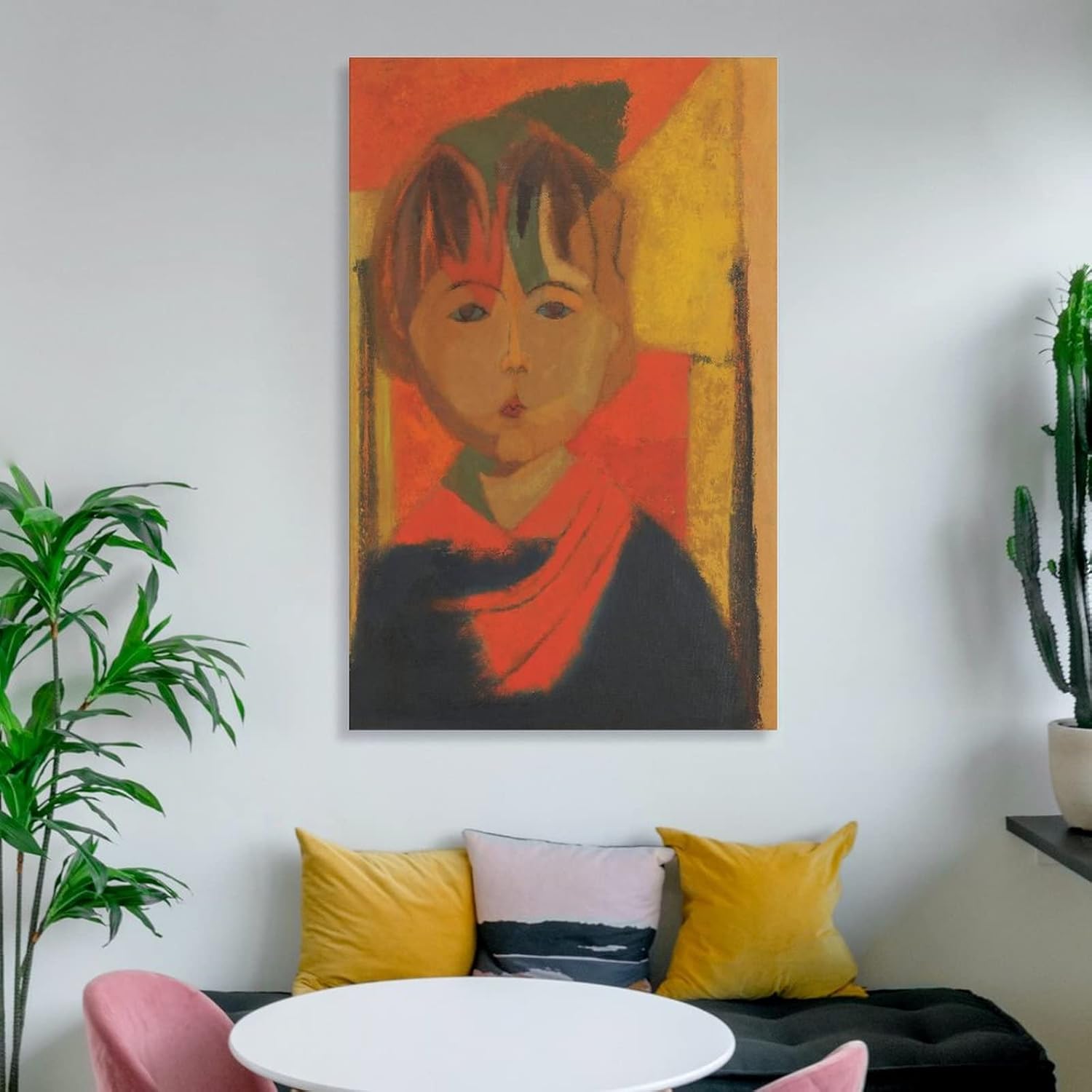 LEIZHAN Julio Rosa Del Valle Carmencita – Lienzo grande impreso con pinturas famosas para oficina, hogar, pared, arte de pared, pósteres de lienzo,