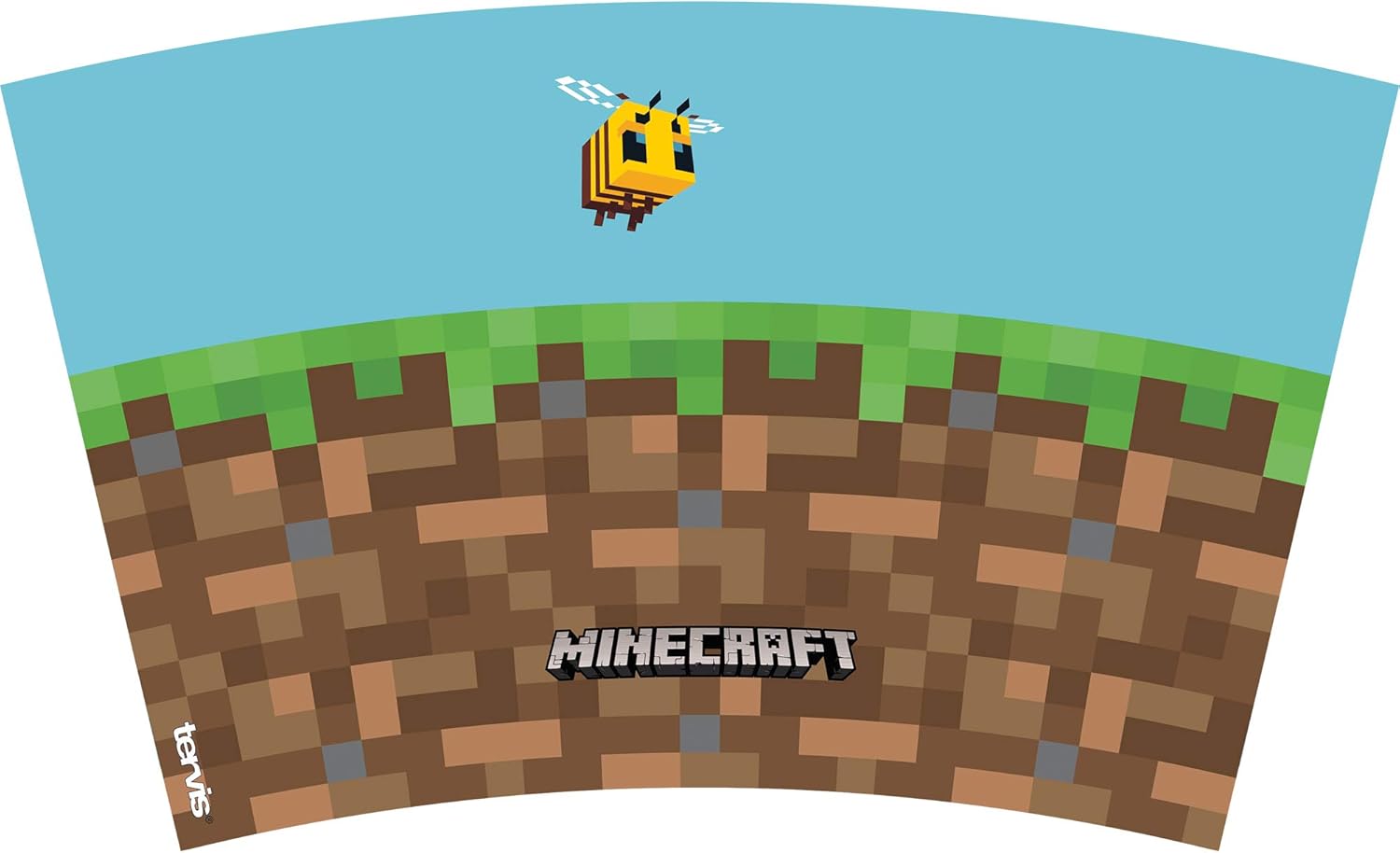 Tervis Vaso aislado de Minecraft de doble pared hecho en Estados Unidos mantiene las bebidas frías y calientes, 16 onzas, bloque de hierba