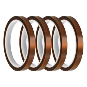 LUTER 4 cintas de transferencia de calor, 0.394 in x 108.3 ft (108 pies) de alta temperatura, cinta de prensa de vinilo térmico, cinta térmica LUTER 4 cintas de transferencia de calor, 0.394 in x 108.3 ft (108 pies) de alta temperatura, cinta de prensa de vinilo térmico, cinta térmica