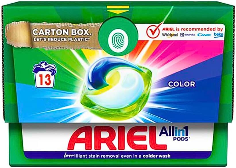 Ariel Cápsulas de gel de color todo en 1 (13 cápsulas) 10.91 oz