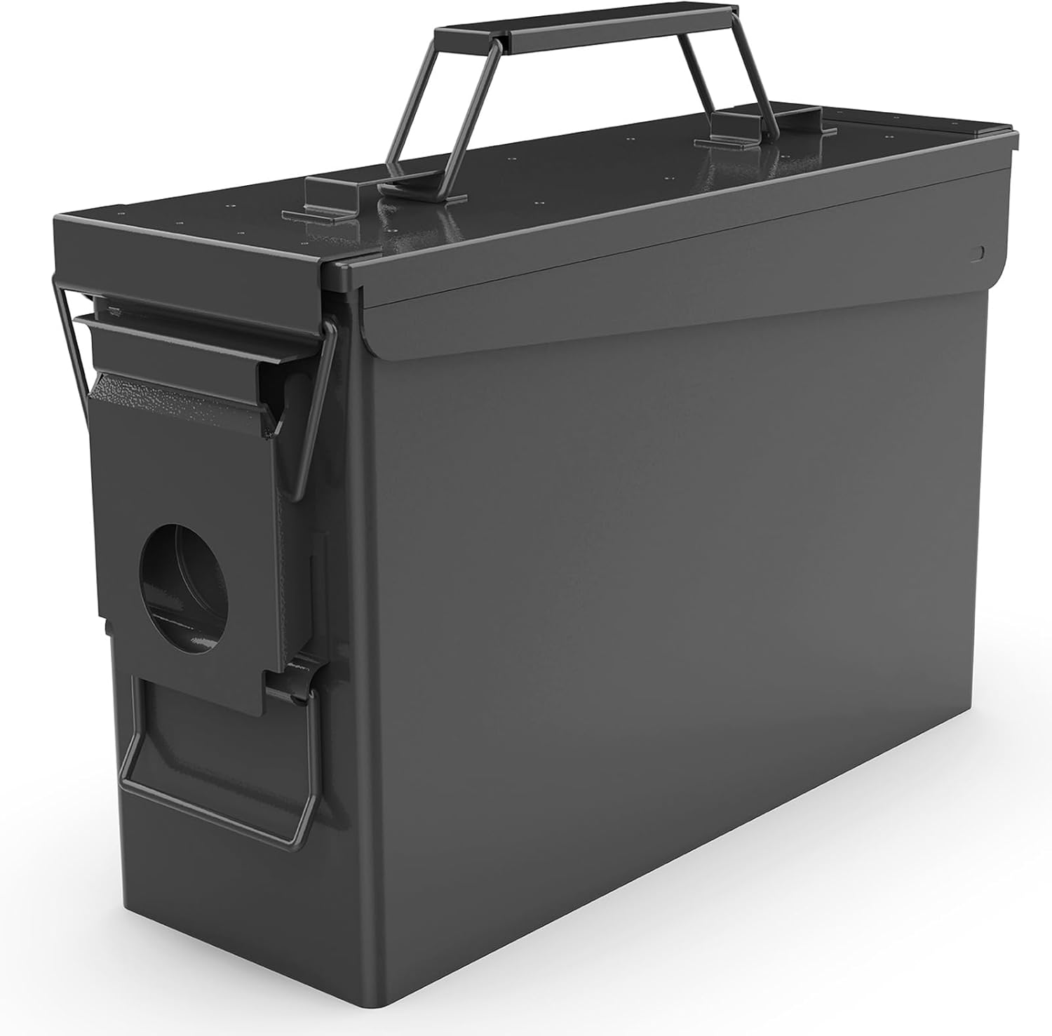 PATRON 30 Cal munición lata metal 0.354 in caja de munición caja de almacenamiento caja para escopeta bala rifle Nerf munición impermeable caso-gard