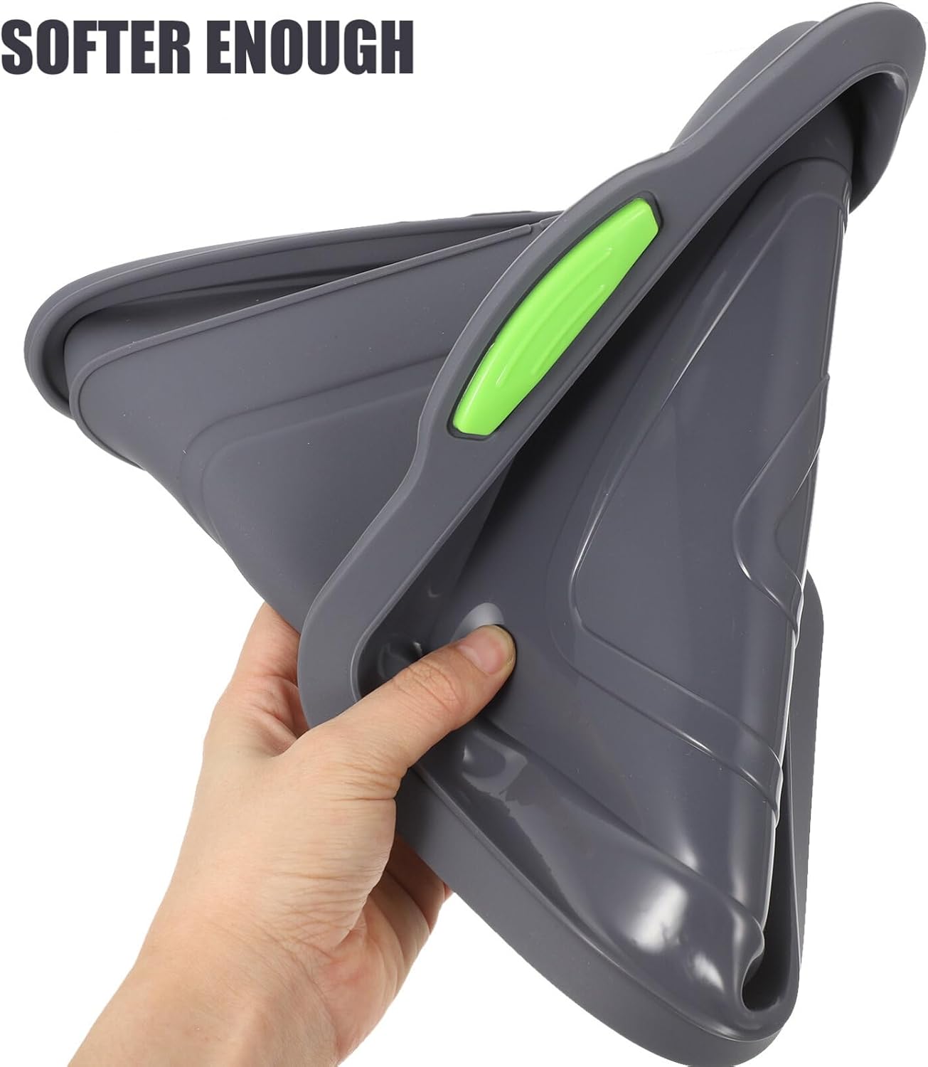BESTonZON Moldes de silicona para hornear, bandeja para brownies, molde rectangular para tartas, moldes de silicona antiadherentes, bandejas para