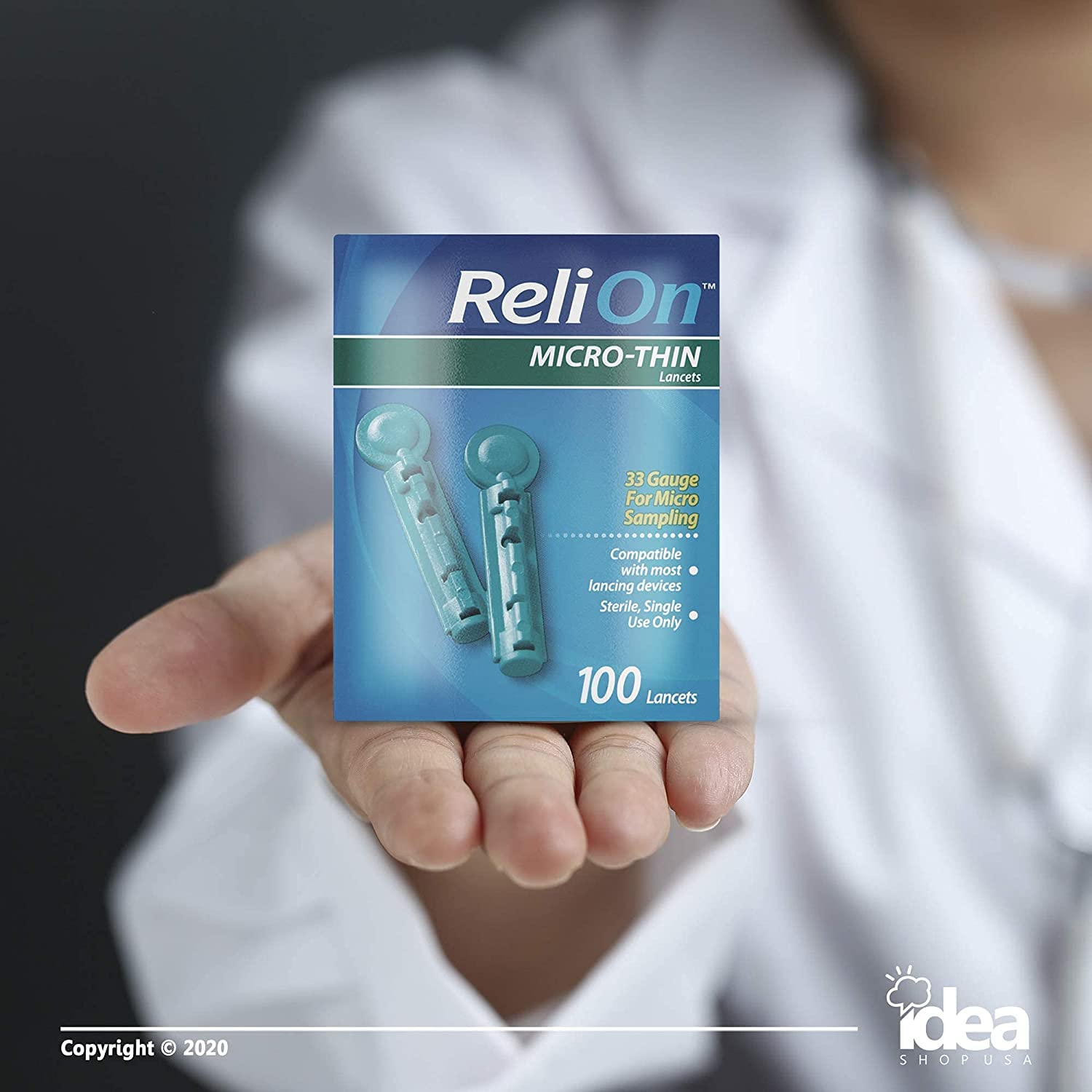 ReliOn – Lancetas microfinas, 100 unidades, calibre 33 para micro muestreo con exclusivo “Cuida tu diabetes”, guía de mejores ideas (2 artículos)