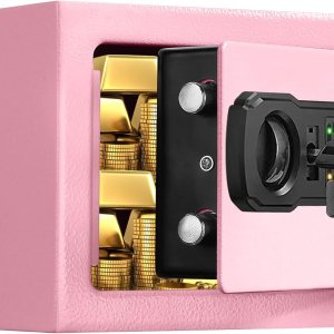 Caja de seguridad pequeña ignífuga por dinero, 0.23 pies cúbicos Mini caja fuerte ignífuga con cerradura de combinación, caja fuerte digital para Caja de seguridad pequeña ignífuga por dinero, 0.23 pies cúbicos Mini caja fuerte ignífuga con cerradura de combinación, caja fuerte digital para