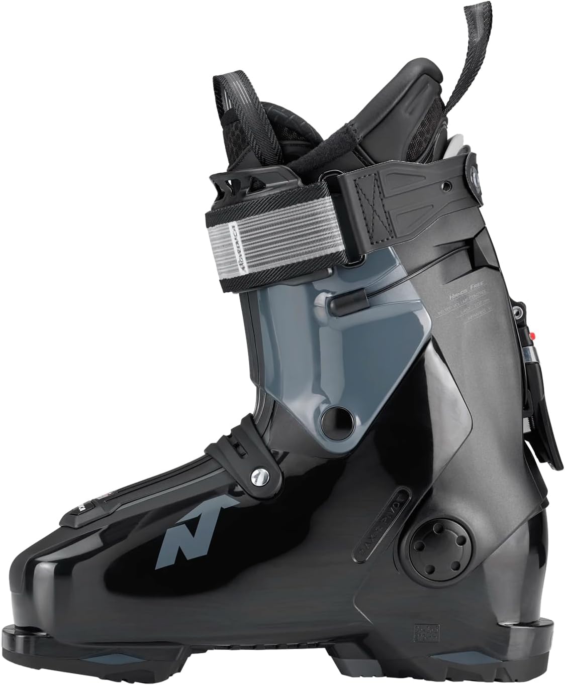 Nordica Men’s Hf Pro 120 Durable Warm Insulated Water-Resistant Easy-Entry All-Mountain Touring Ski Boots with Instep Volume Control