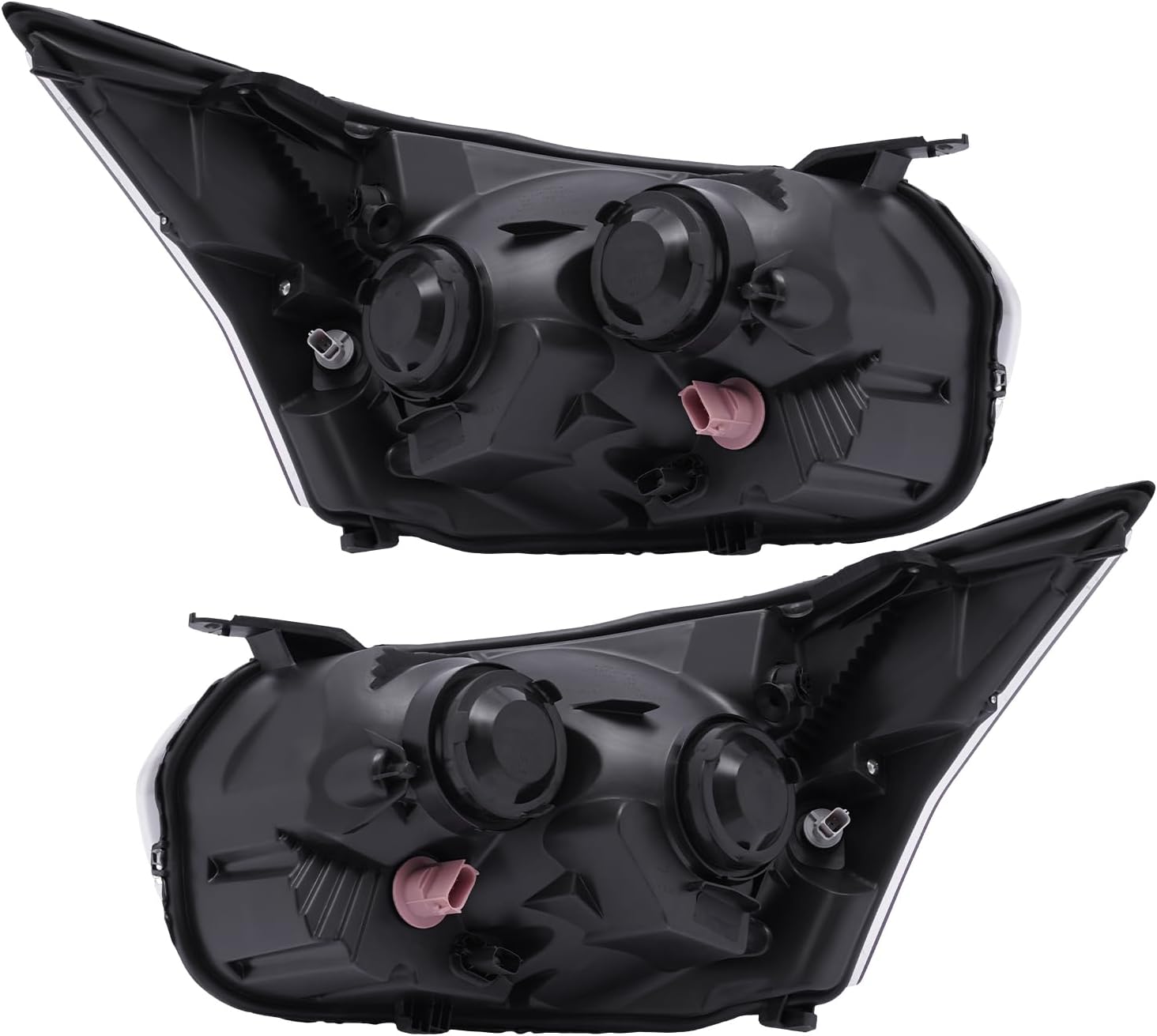 Faros delanteros halógenos compatibles con Ford Transit 150-350HD 2015-2022, montaje de faros delanteros CK4Z-13008-L CK4Z-13008-J (lado del