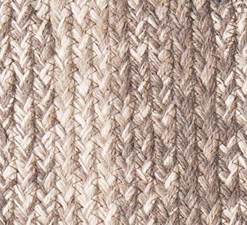 IHF Home Decor Colección trenzada Ashwood Premium  Estilo primitivo, rústico, campestre  Yutealgodón  30 días sin riesgo  Alfombra de acentotapete